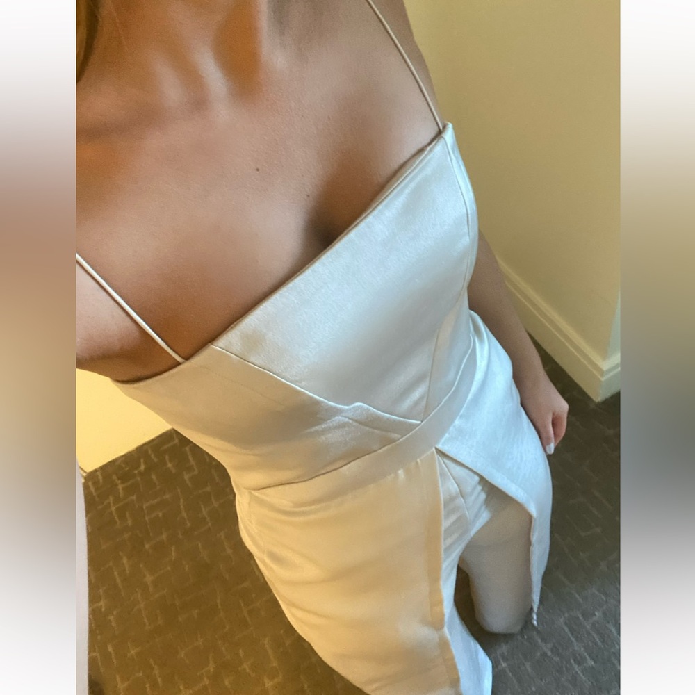 Alexis Silver Jumpsuit Size Small